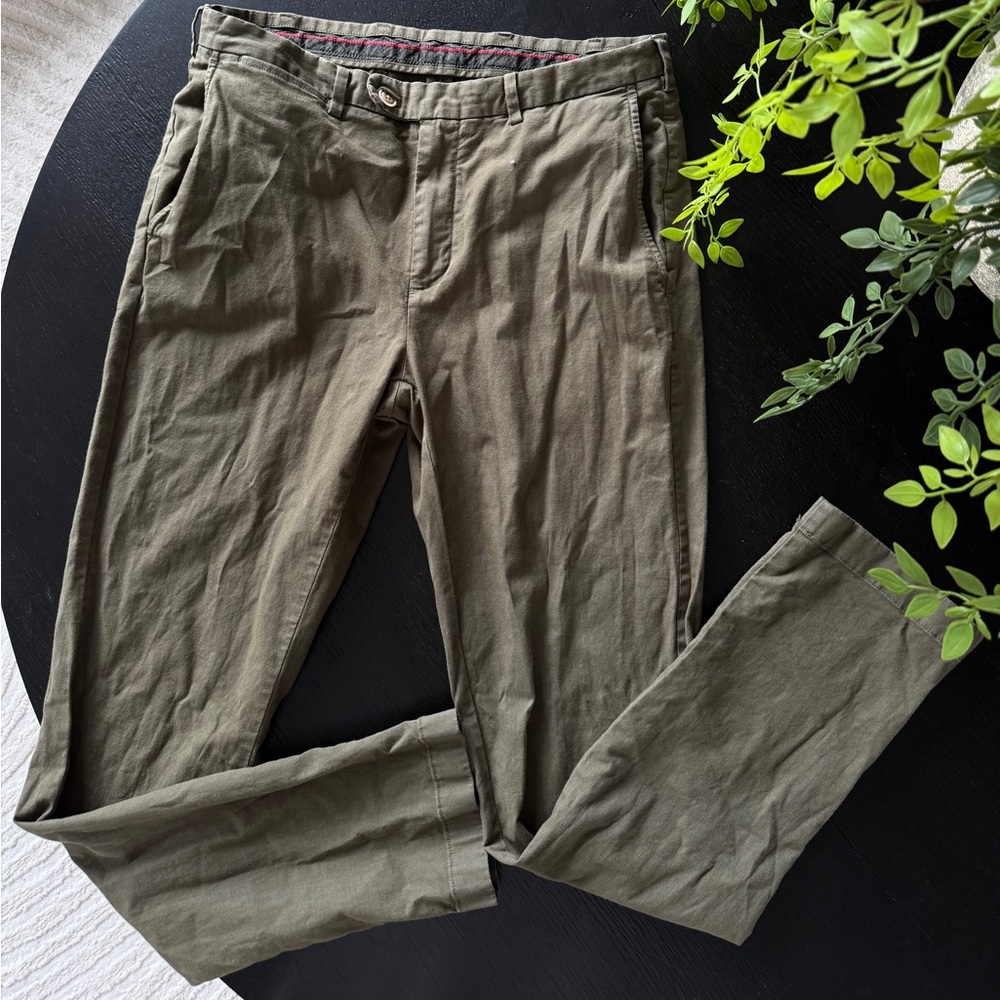 Brooks brothers green chinos